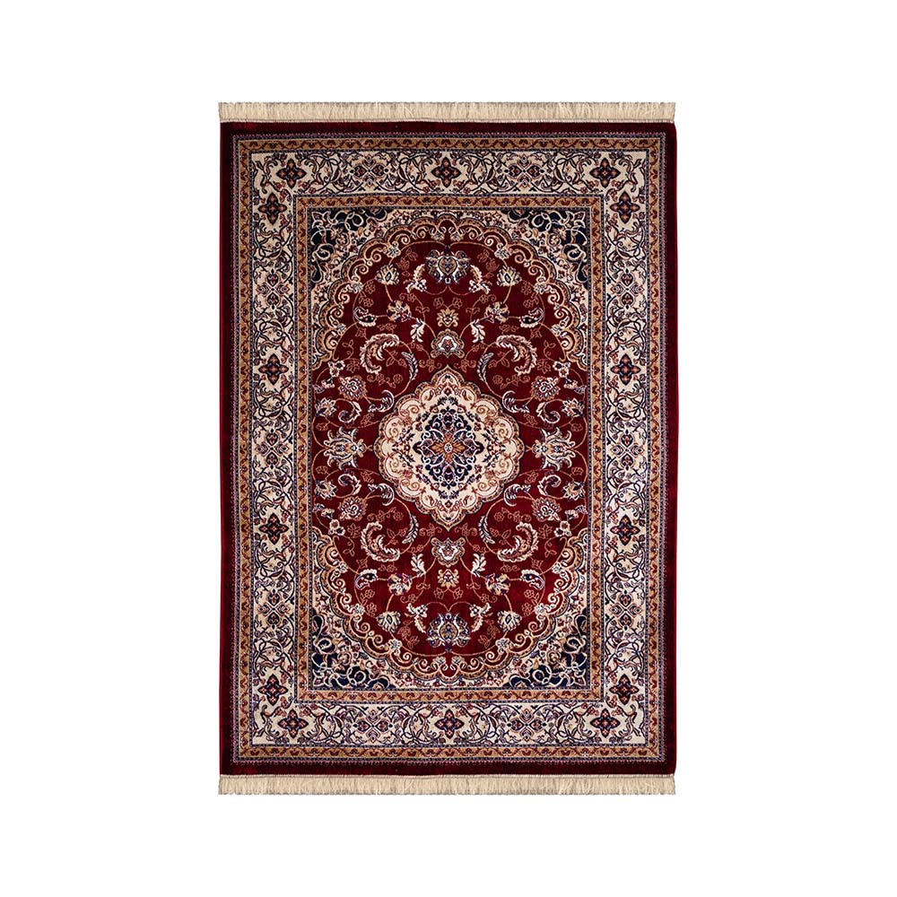Tapete para Sala Belga Bruxelas 1 Vermelho 1,00X1,40M