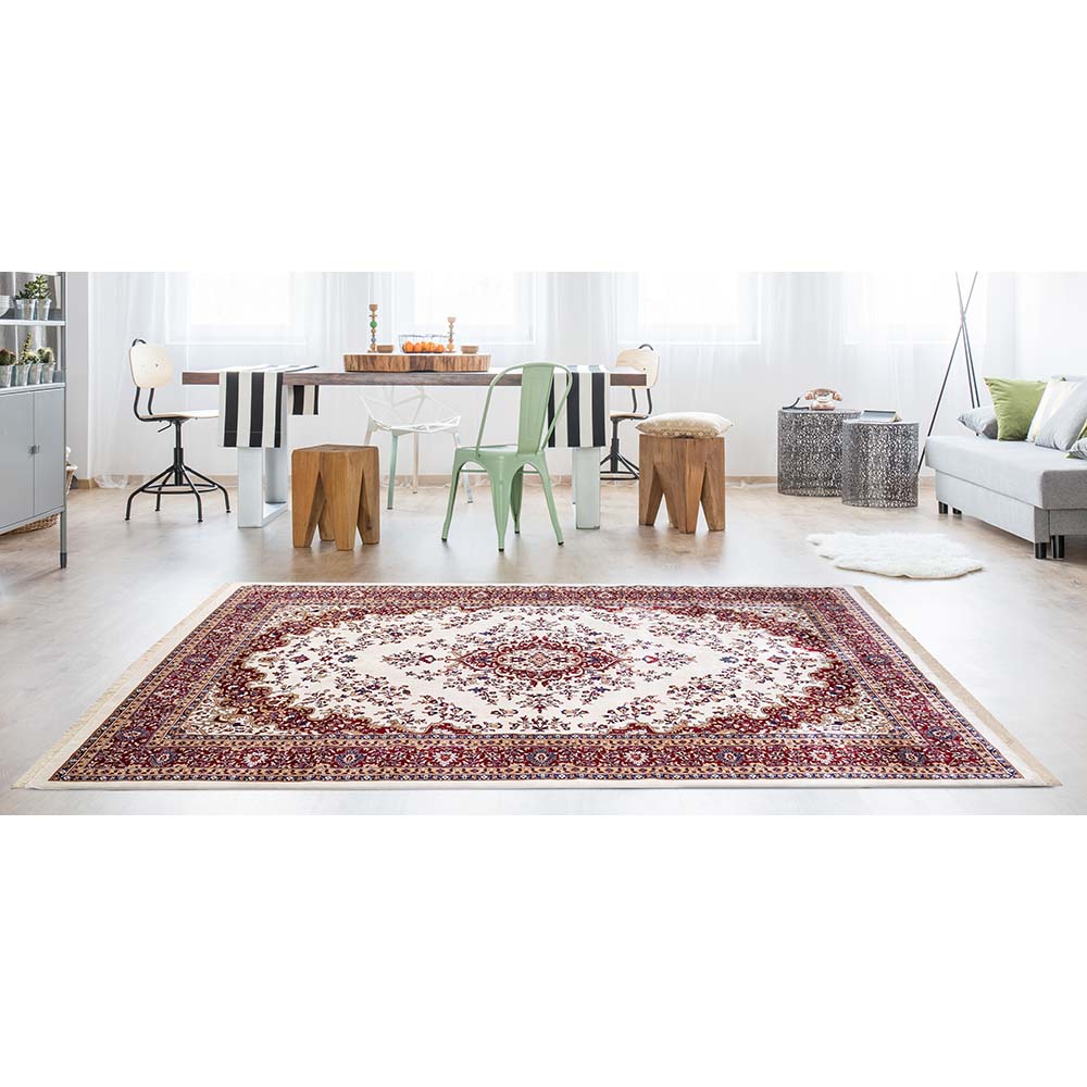 Tapete para Sala Belga Bruxelas 2 Vermelho 2,00X2,50M