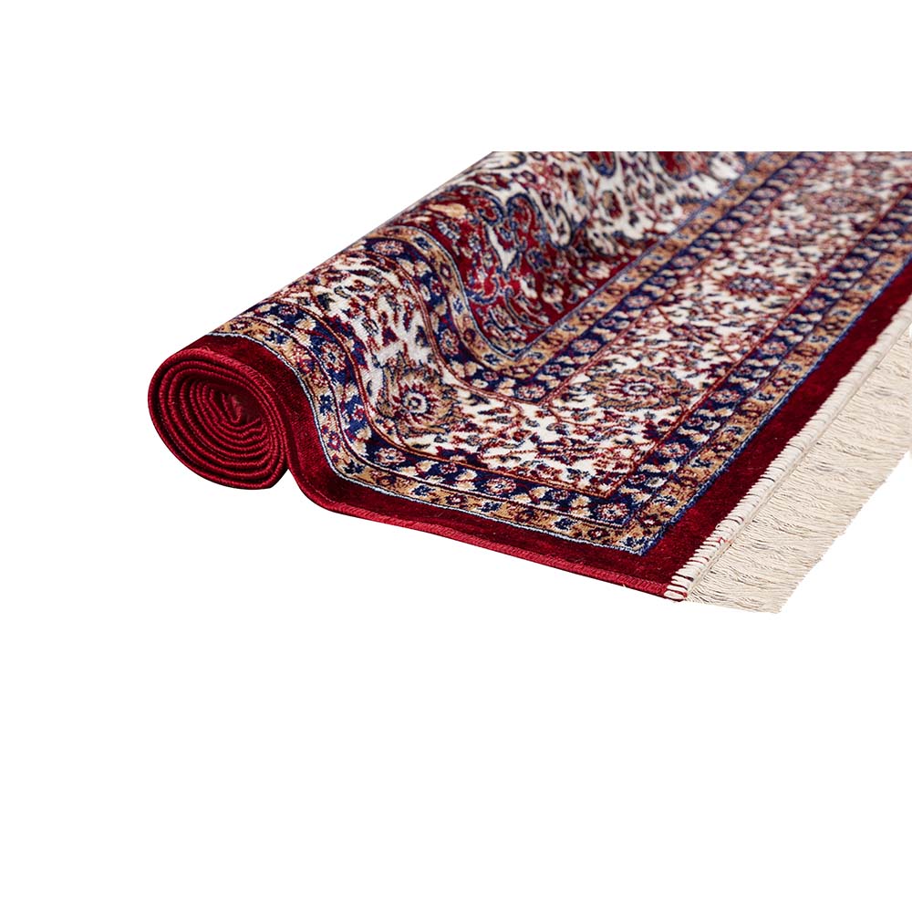 Tapete para Sala Belga Bruxelas 3 Vermelho 1,40X2,00M