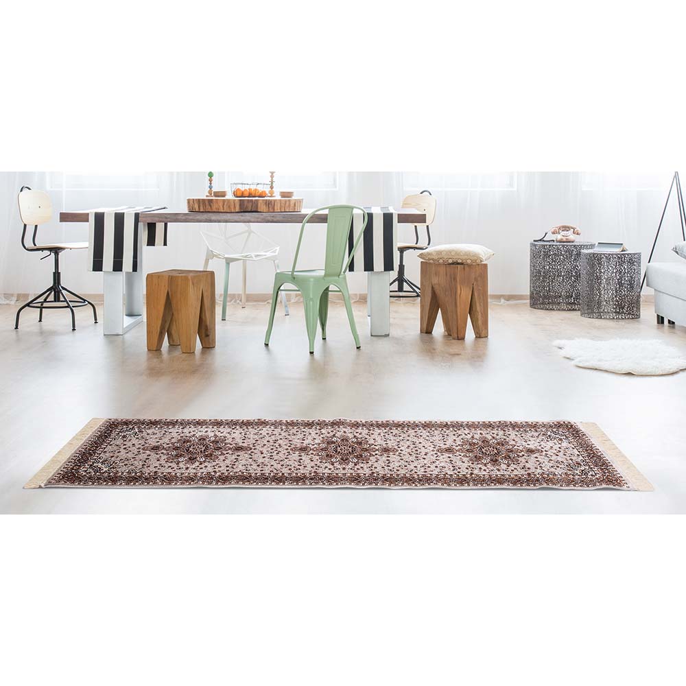 Tapete para Sala Belga Bruxelas 5 Bege 2,00X2,50M - Edantex