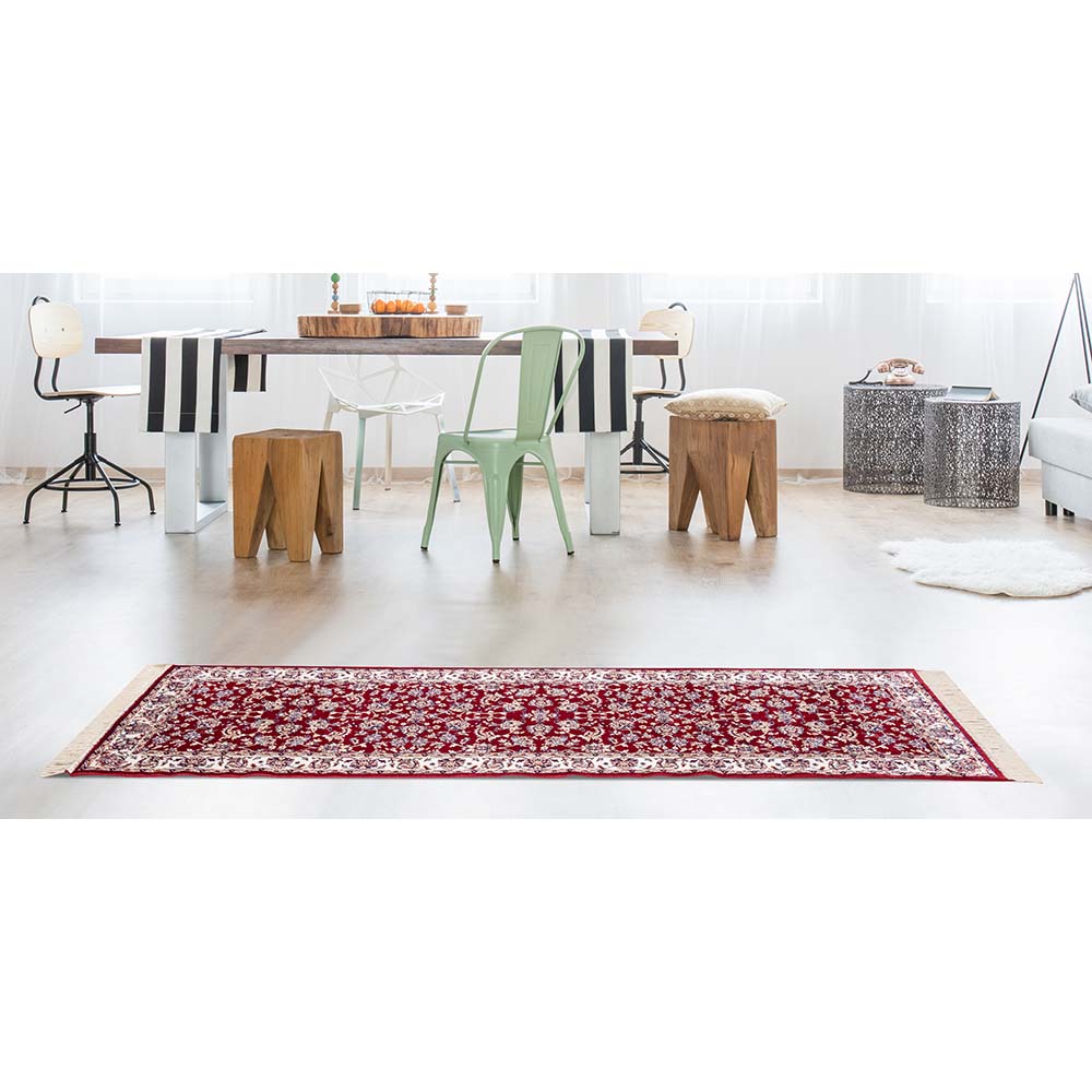 Tapete para Sala Belga Bruxelas 6 Vermelho 2,50X3,00M