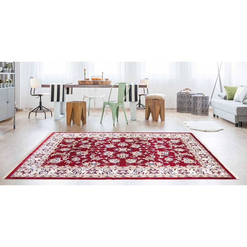 Tapete para Sala Belga Bruxelas 6 Vermelho 2,50X3,00M