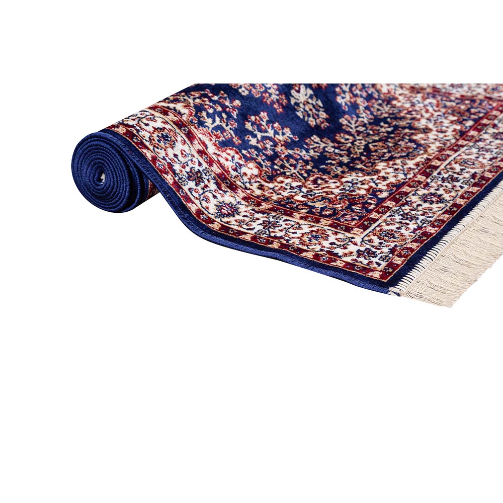 Tapete para Sala Belga Bruxelas 7 Azul 2,00X2,50M - Edantex
