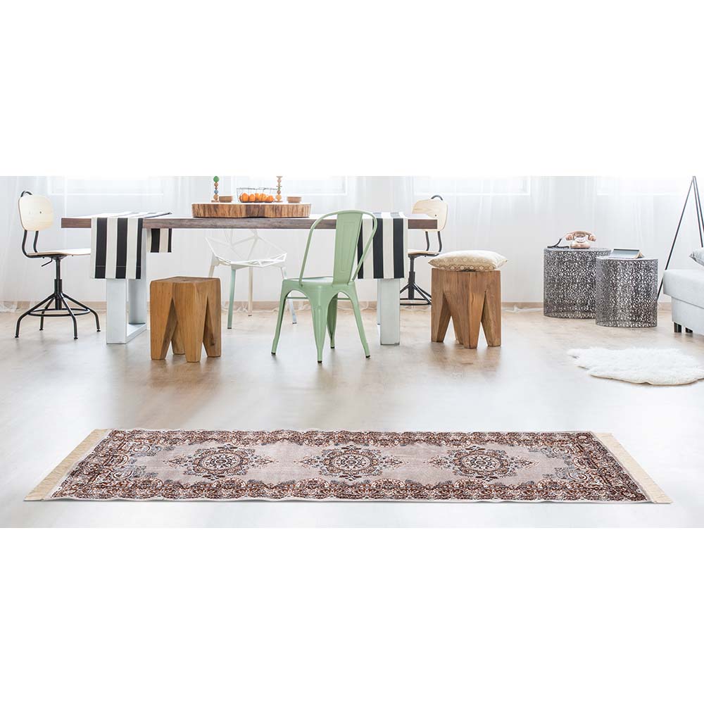 Tapete para Sala Belga Bruxelas 8 Bege 2,50X3,00M - Edantex