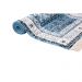 Tapete para Sala Belga Bruxelas 9 Azul 1,00X1,40M - Edantex
