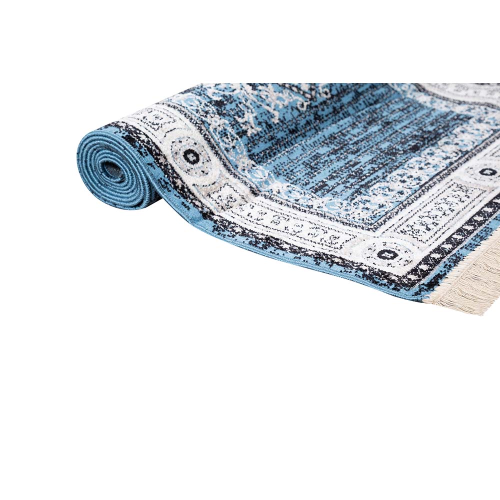 Tapete para Sala Belga Bruxelas 9 Azul 2,50X3,80M - Edantex