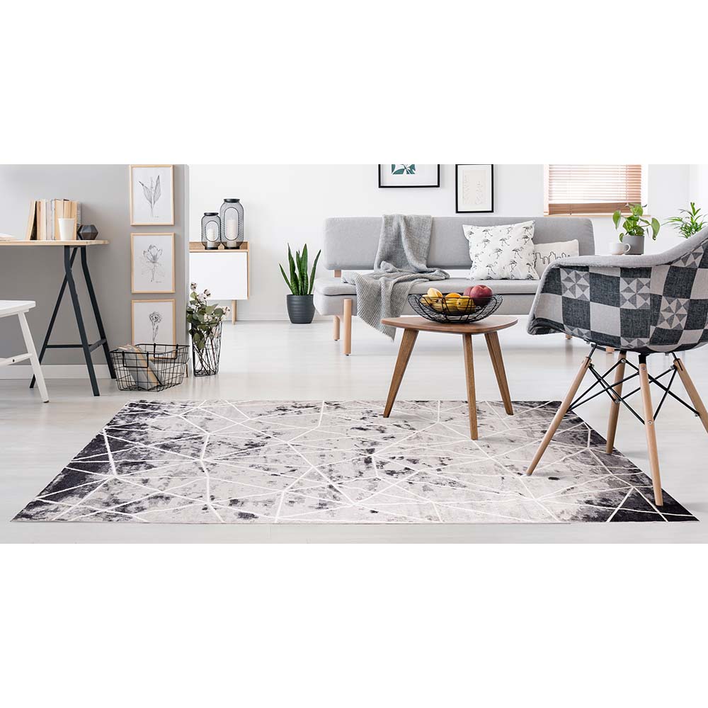 Tapete para Sala Belga Liege 1 Cinza 2,50X3,80M - Edantex