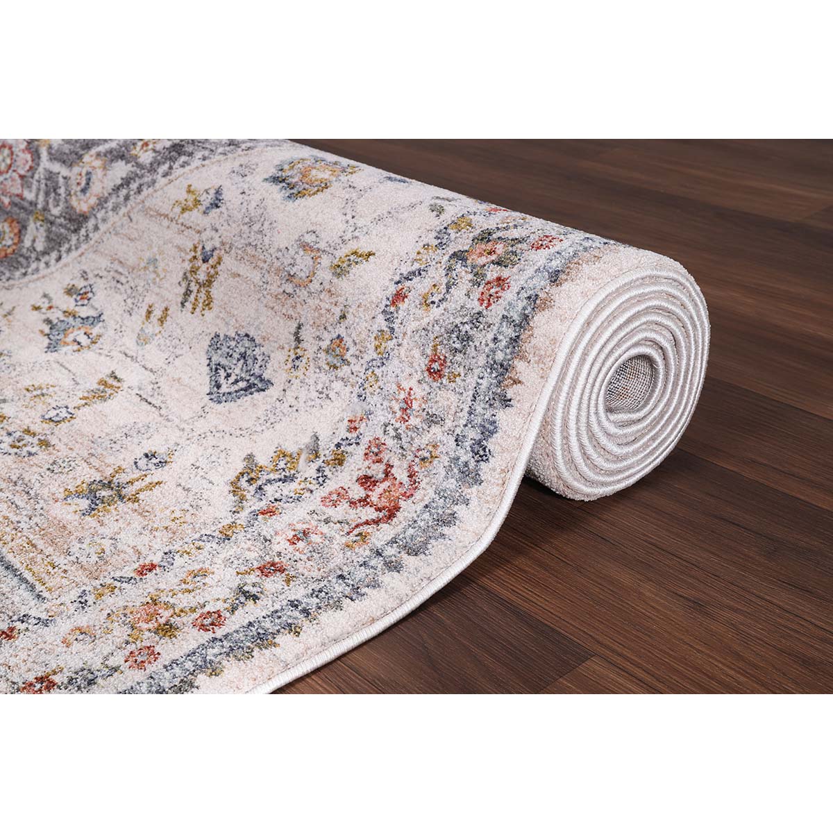 Tapete para Sala Coliseo 03 Bege e Cinza 2,50X3,10M