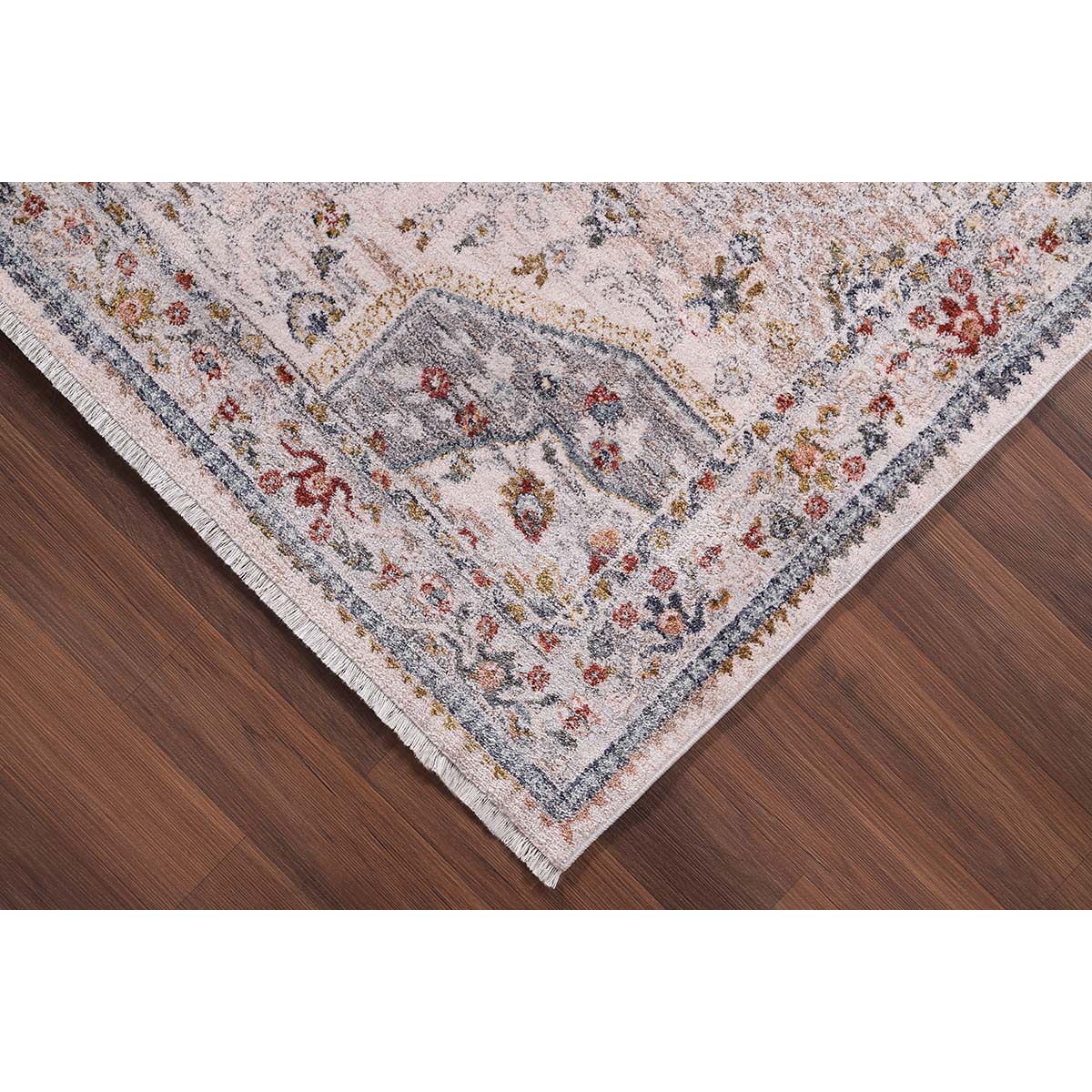 Tapete para Sala Coliseo 03 Bege e Cinza 2,50X3,10M