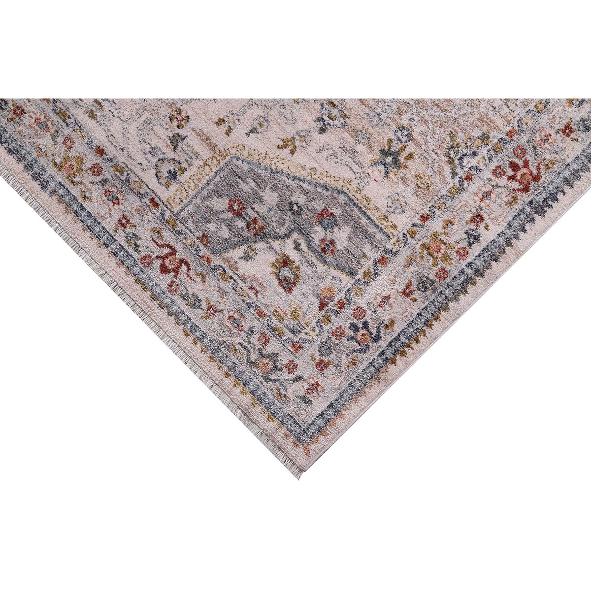 Tapete para Sala Coliseo 03 Bege e Cinza 2,50X3,10M