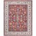 Tapete para Sala Coliseo 04 Vermelho e Cinza 2,50X3,10M