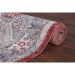 Tapete para Sala Coliseo 05 Cinza e Vermelho 1,40X2,00M