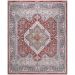 Tapete para Sala Coliseo 05 Cinza e Vermelho 2,50X3,10M