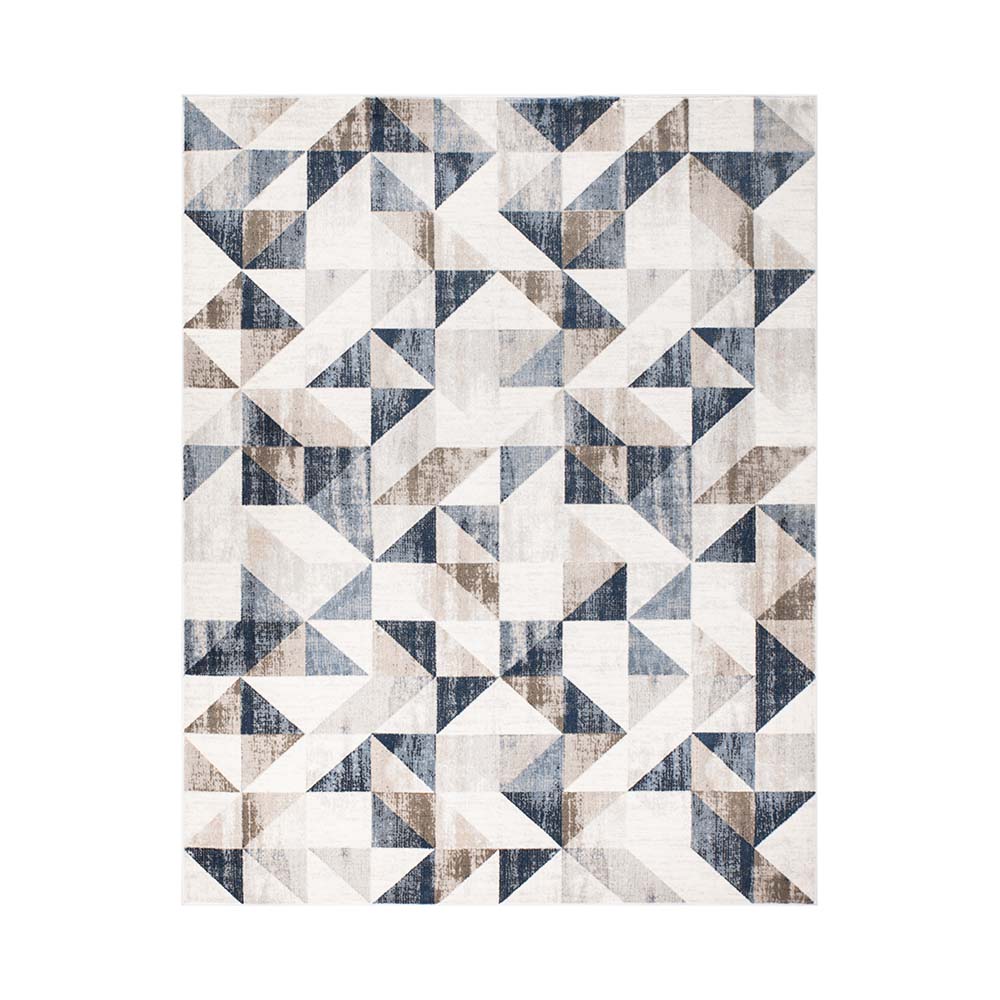 Tapete para Sala Condor 04 Azul-Cinza 2,50X3,00M - Edantex