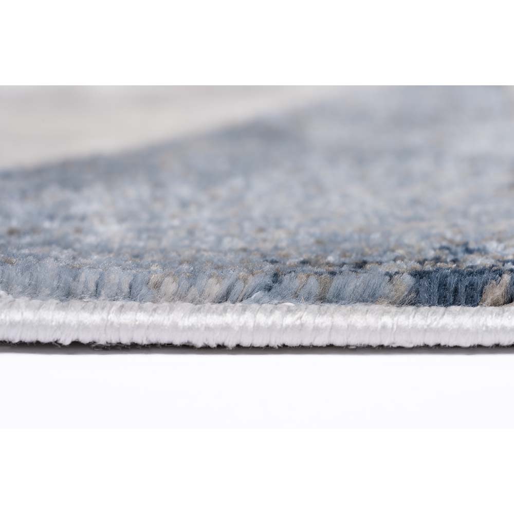 Tapete para Sala Condor 04 Azul-Cinza 2,50X3,00M - Edantex