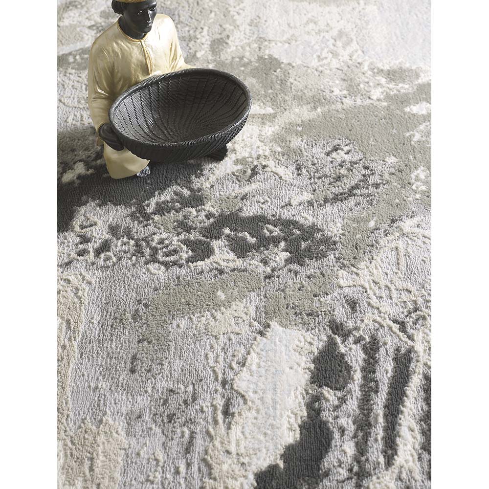 Tapete para Sala Dixon 01 Preto-Bege-Cinza 2,50X3,00M