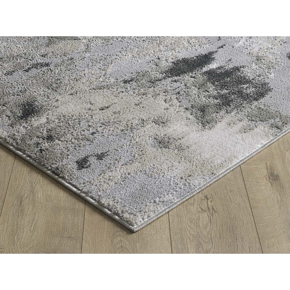 Tapete para Sala Dixon 02 Preto-Bege-Cinza 2,00X2,50M