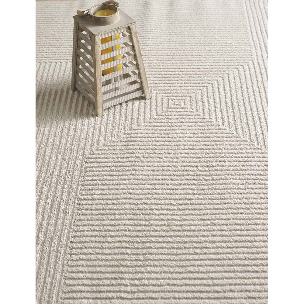 Tapete para Sala Dixon 04 Bege 1,00X1,40M - Edantex