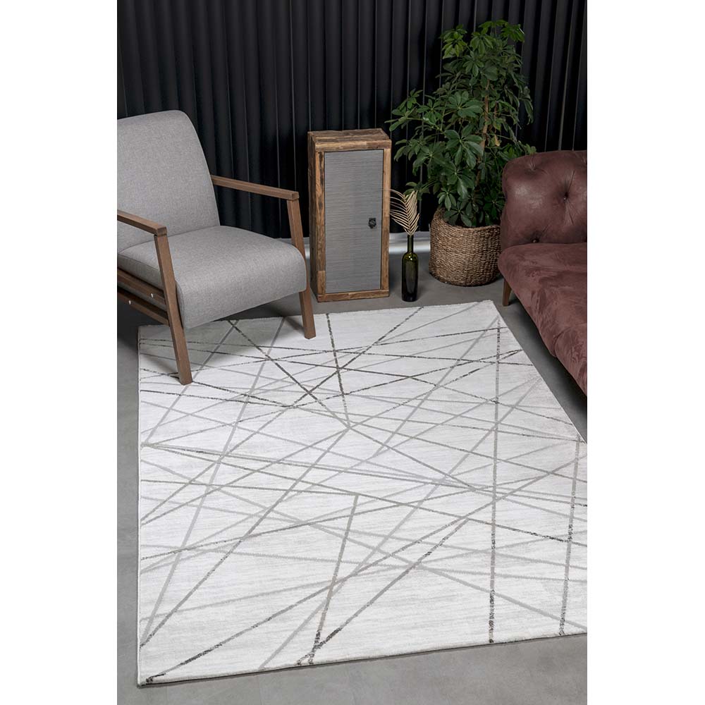 Tapete para Sala Istambul 02 bege e cinza 2,50X3,50M
