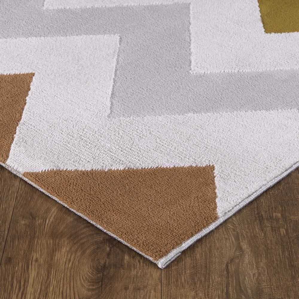 Tapete para Sala Nilo 04 Bege e Caramelo 2,50X3,00M