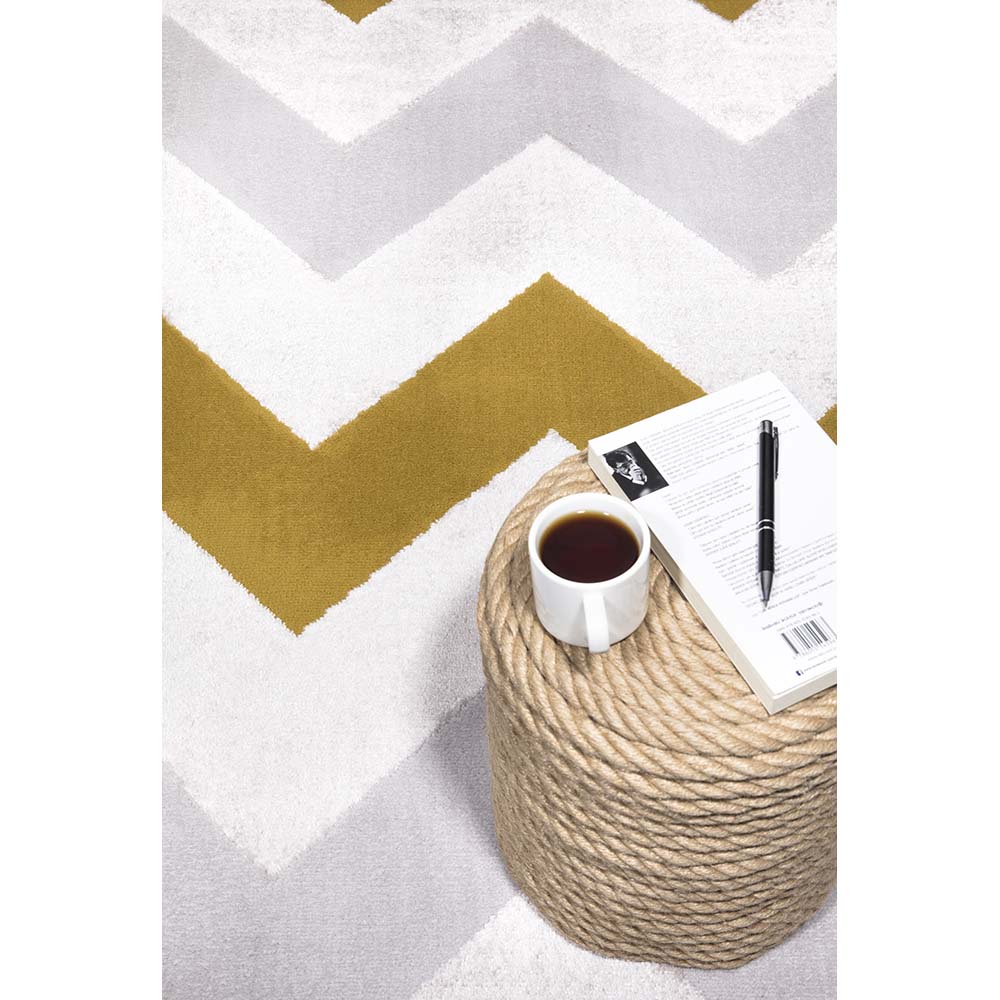 Tapete para Sala Nilo 04 Bege e Caramelo 2,50X3,00M