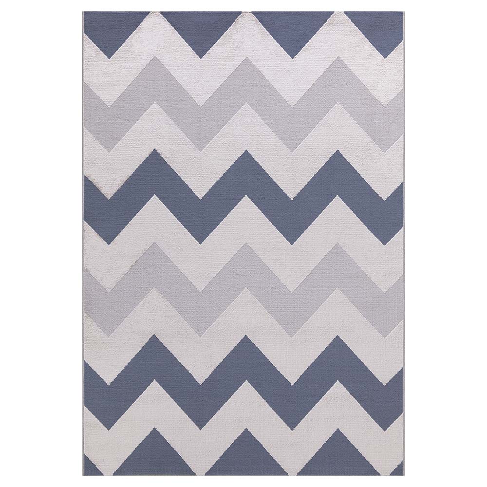 Tapete para Sala Nilo 05 Azul e Bege 3,00X4,00M - Edantex