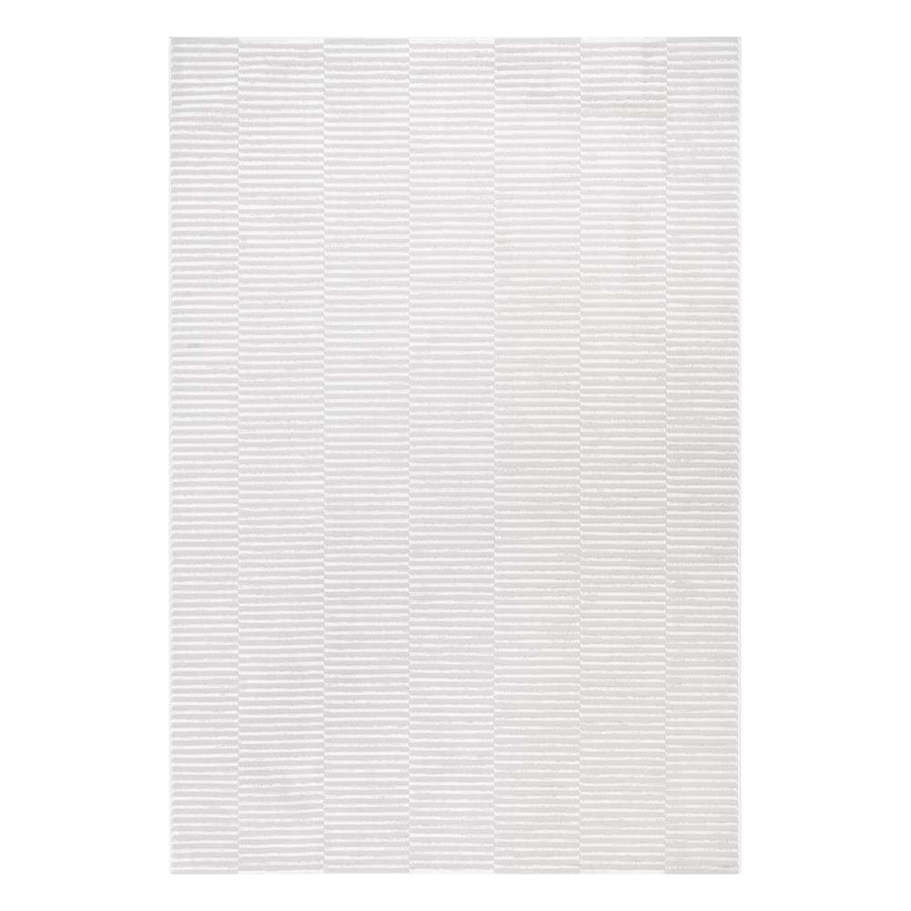 Tapete para Sala Sofia 04 bege e cinza 1,00X1,40M - Edantex