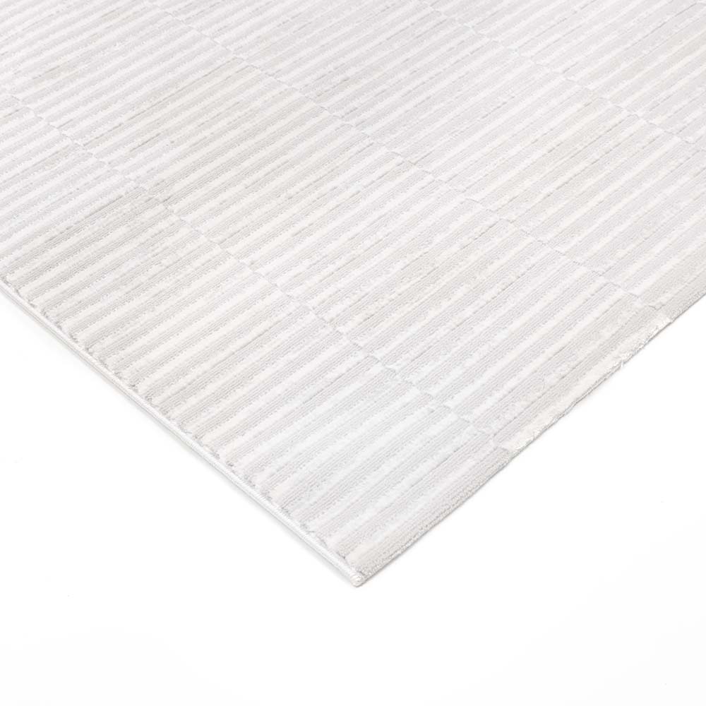 Tapete para Sala Sofia 04 bege e cinza 1,00X1,40M - Edantex