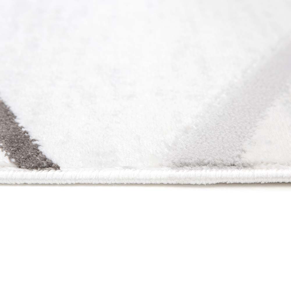 Tapete para Sala Sofia 06 bege e cinza 1,00X1,40M - Edantex