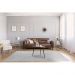 Tapete para Sala Sofisticato 01 Off White-Cinza 3,00X4,00M
