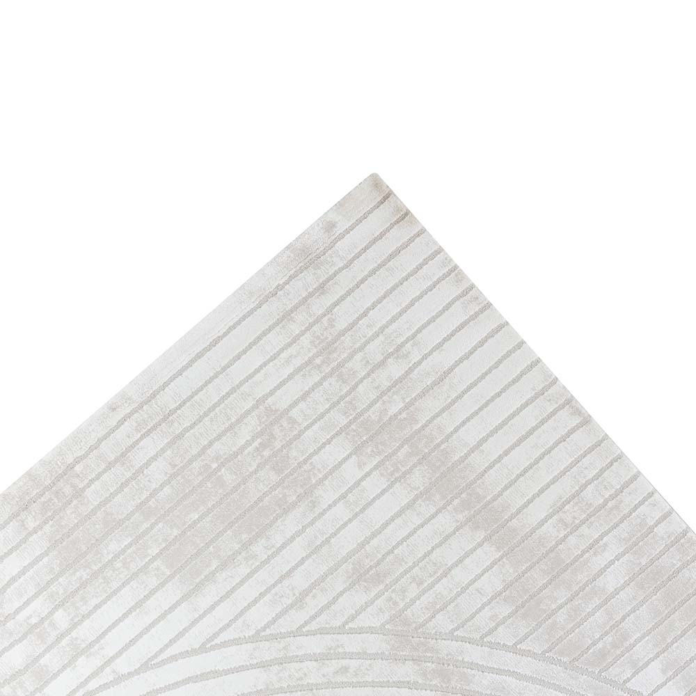 Tapete para Sala Sofisticato 01 Off White-Cinza 3,00X4,00M