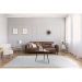 Tapete para Sala Sofisticato 02 Off White-Cinza 1,40X2,00M