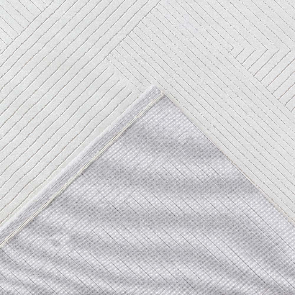 Tapete para Sala Sofisticato 02 Off White-Cinza 3,00X4,00M