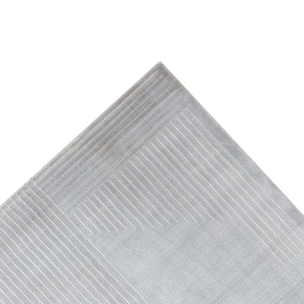 Tapete para Sala Sofisticato 03 Off White-Cinza 1,40X2,00M