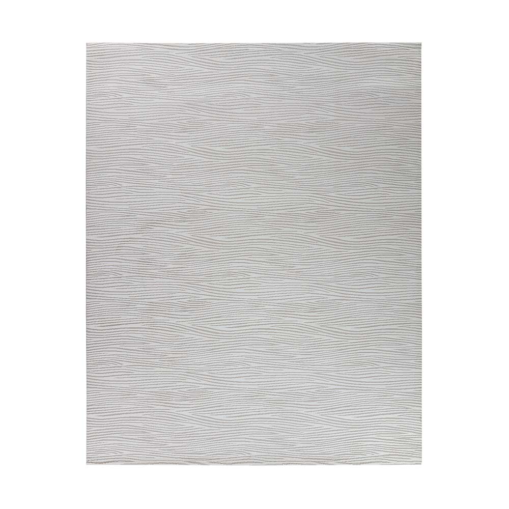 Tapete para Sala Sofisticato 05 Off White-Cinza 3,00X4,00M