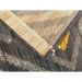 Tapete para sala Carter 04 Cinza-Bege-Amarelo 1,00X1,40M
