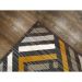 Tapete para sala Carter 04 Cinza-Bege-Amarelo 1,00X1,40M
