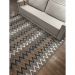 Tapete para sala Sena 01 Cinza-Bege-Amarelo 2,00X2,50M