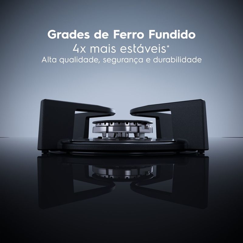 Cooktop Electrolux 5 Bocas Expert com Multi Chama Deslocado KE5GW