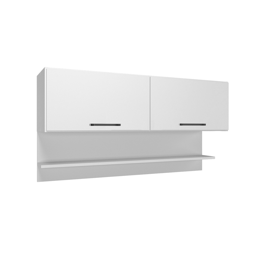 Armário Aéreo Flávia 2 Portas Branco