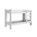 Cama Beliche 100% MDF com Pintura UV Branco Acetinado B63 Nova Móbile