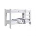 Cama Beliche 100% MDF com Pintura UV Branco Acetinado B63 Nova Móbile