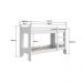 Cama Beliche 100% MDF com Pintura UV Branco Acetinado B63 Nova Móbile