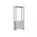 Closet com 1 cabideiro e 3 Gavetas Yes Nova Mobile Branco