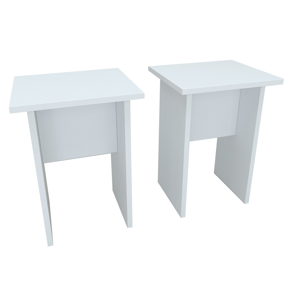 Conjunto com 2 Bancos Barry Branco