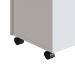 Conjunto de Armário Multiuso com Mesa Dobrável Beto 3 PT Branco