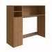 Conjunto de Armário Multiuso com Mesa Dobrável Beto 3 PT Mel