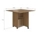 Conjunto de Armário Multiuso com Mesa Dobrável Beto 3 PT Mel