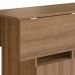 Conjunto de Armário Multiuso com Mesa Dobrável Beto 3 PT Mel