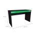 Conjunto de Mesa Gamer Hype com Estante de Escritório Darci Preto e Verde